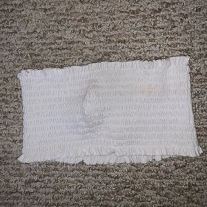 Brandy Melville white cropped tube top